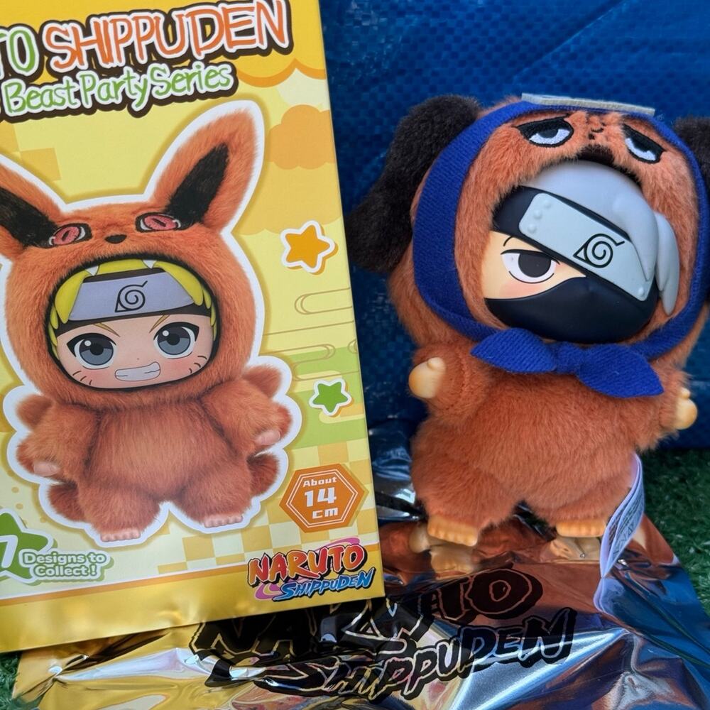 Miniso Eaki Naruto Shippuden Cute Beast Party Series Blind Box Kakashi